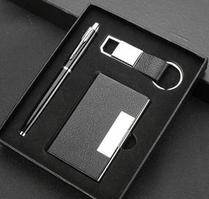 2018 Quality Leather <b>Wallet</b> <b>Gift</b> <b>Set</b>, Keychain and Pen <b>Gift</b> <b>Set</b> for Men. - Product Image 4