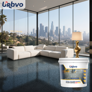 Độ cứng cao chống mài mòn <span class=keywords><strong>epoxy</strong></span> màu cát sàn sơn đơn giản bàn chải ứng dụng đá cẩm thạch tự san phẳng sơn - Product Image 1