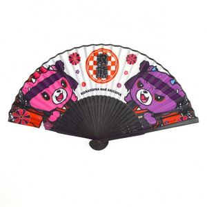 Petit éventail pliant artisanal pour femmes, style ange chinois et japonais, éventails en bambou peints, matériau naturel, écologique, personnalisable - Product Image 4