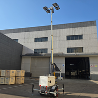 Tour d'éclairage mobile diesel 224000 lm avec réservoir de carburant de 70 L pour l'exploitation minière, les événements extérieurs, les situations d'urgence et la location sur site