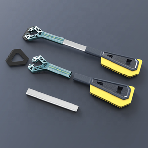 Anjuny màu xanh tím tuyết Remover Telescopic có thể gập lại xe scraper với bàn chải băng và dễ dàng mang theo túi cho xe kính chắn gió - Product Image 3