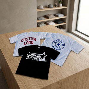 Camiseta Personalizada con Estampado Acid Wash para Hombre, 100% Algodón, Ecológica, Transpirable, Corte Ajustado, Cuello Redondo - Product Image 3