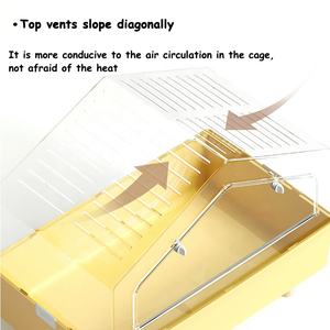 Maison de Hamster de luxe, petits animaux, habitacle, Chinchillas, grand aménagement paysager, visualisation, chalet, grand bricolage, Cage de Hamster, accessoires - Product Image 3