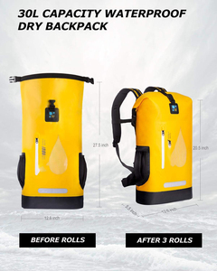 Free sample Waterproof Dry Bag <b>Backpack</b> with Phone Case, Gifts <b>for</b> <b>Men</b> and Women, Floating Dry Bag Lightweight <b>Backpack</b> - Product Image 3