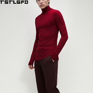 Cut And Sew Seamless <b>Mock</b> <b>Neck</b> Base Layer Men Quick Dry Performance <b>Top</b> Men'S Hoodies & Sweatshirts Clothing Manufacturers Bulk - Product Image 3