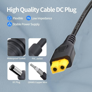 Para Bluetti <span class=keywords><strong>EB55</strong></span> Anker 757/767 para Ecoflow Delta/River Cargador de coche con potencia de 108W y cable de carga de 2M Características Función PD DC - Product Image 4