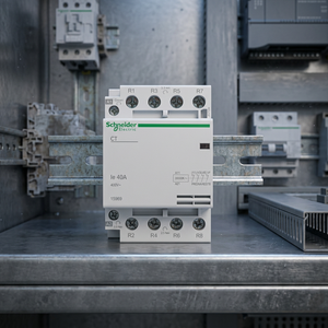 Contactor de carril DIN de 2 polos y 1 fase, 4NC-40A-230..240V AC, fabricante SCHNEIDER, en almacén en FRANCIA - Product Image 2