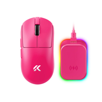 Souris de jeu sans fil MCHOSE A7 V2 Pro, tri-mode, 59g, capteur PAW3395 26K DPI, filaire, 8K 1K Polling, rétroéclairage RGB, ergonomique