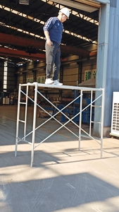 Bộ phận giàn giáo có độ bền cao được đặt với bu lông dấu ngoặc chéo cho sự ổn định cho Nhà kho nhà xưởng khách sạn - Product Image 4