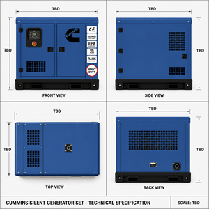 Nouveaux produits Cummins très demandés : Générateur diesel robuste à bas prix pour caravane, 400 kVA - Product Image 6