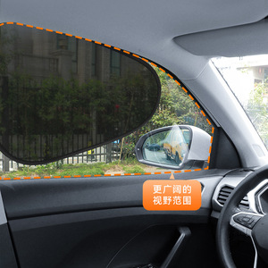 Chongteng Car Side <b>Window</b> Mesh Sunshade Electrostatic Adsorption PVC Solid Color Stretchable Installation - Product Image 1