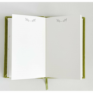 Cuaderno forrado de terciopelo teñido personalizado con estampado de portada exquisita con marcapáginas, cuaderno forrado de terciopelo de seda hecho a mano de lujo - Product Image 3