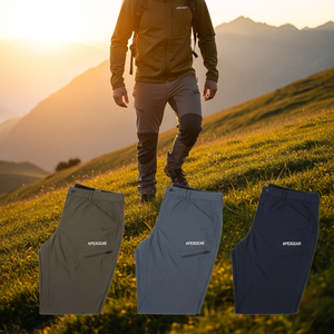 Pantalon de randonnée imperméable 3 en 1 coupe-vent et à séchage rapide, <span class=keywords><strong>surpantalon</strong></span> de pluie léger de haute qualité pour les voyages en plein air - Product Image 1