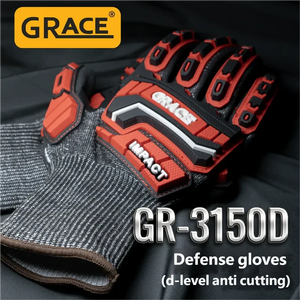 GR-3150D D-Grade Anti Cutting TPR Thermoplastic Rubber Impact Resistant <b>Gloves</b> With <b>Touch</b> Sensitive Phone - Product Image 2