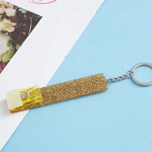 Großhandel Bling Acryl Debitkarte Grabber ATM Kreditkarten abzieher mit langem Nagel Design Kunststoff Schlüssel bund - Product Image 6