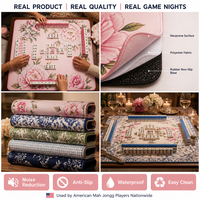 Tapis de table de mahjong personnalisé en néoprène, impression de logo OEM, design personnalisé, style américain, fournisseur en gros B2B, cadeau, directement de l'usine