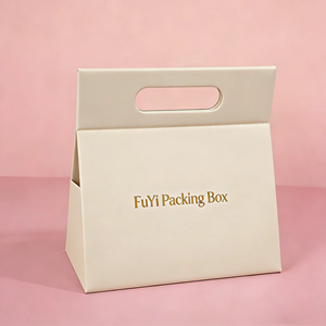 Caja de Regalo Magnética, Diseño Compacto de Almacenamiento, Asa Integrada, Fácil de Plegar, Portátil, Caja de Embalaje de Lujo - Product Image 4