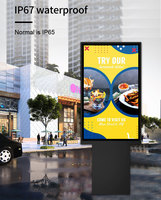 Kios Digital Berdiri Bebas 55 Inci IP67 Mini LED dengan Peredupan Lokal, Kecerahan Tinggi, Kontras Ultra Tinggi, dan SDK Poster Digital