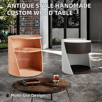 Table d'appoint FC-6001 au design antique, meubles modernes, artisanat en bois luxueux fait à la main, tables basses personnalisées de qualité supérieure
