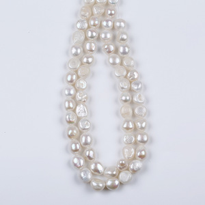 Perlas de Agua Dulce Barrocas de Color Morado Claro, 11-12 mm, Fuerte Brillo, Naturales, para Manualidades, Cuentas Sueltas, Color Blanco, Accesorios de Joyería - Product Image 4