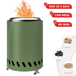 Brasero <span class=keywords><strong>en</strong></span> acier inoxydable durable de 18 cm, petit poêle à carbonisation sans fumée, brasero de table <span class=keywords><strong>pour</strong></span> brûler du <span class=keywords><strong>bois</strong></span> <span class=keywords><strong>pour</strong></span> les guimauves - Product Image 5