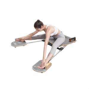 New Multifunctional Portable Pilates Reformer Oak Pilates <b>Machine</b> Aerobic <b>Stretching</b> Exercise Yoga Bed - Product Image 5