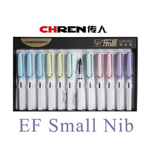 Penna Stilografica Classica in Plastica con Punta EF Normale e Piccola per Scuola e Ufficio, con Astuccio - Product Image 5