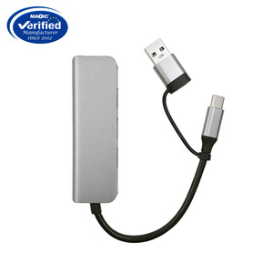 2 en 1 <span class=keywords><strong>USB</strong></span> 3,0 a 4 <span class=keywords><strong>puertos</strong></span> USB3.0 Hub <span class=keywords><strong>PC</strong></span> <span class=keywords><strong>USB</strong></span> Hubs Nuevo diseño Tipo C con <span class=keywords><strong>USB</strong></span> Por en caja y en stock - Product Image 4