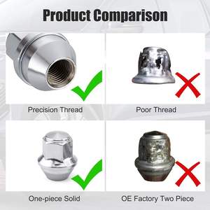 <span class=keywords><strong>Cache</strong></span>-écrous de roue en acier galvanisé de haute qualité M14*1.5, ajustement parfait pour les modèles - Comprend des boulons, des vis, nouveau Lavida pour - Product Image 3