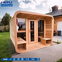 Harga Pabrik Gaya Baru Harga Grosir Kabin Sauna Kayu Cedar Merah Kanada untuk 6 Orang