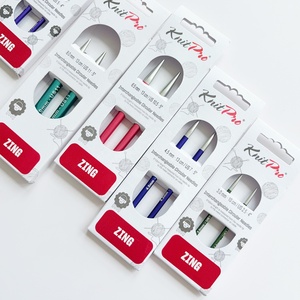 <span class=keywords><strong>Agujas</strong></span> de Tejer <span class=keywords><strong>Circulares</strong></span> Intercambiables <span class=keywords><strong>KnitPro</strong></span> Zing de 13 cm/5'', Aluminio de Alta Calidad para Manualidades - Product Image 6