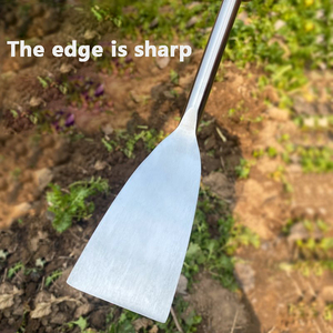 Pelle à <span class=keywords><strong>ail</strong></span> pour légumes sauvages Petite truelle pour le jardinage Plantation de légumes Désherbage Creuser le sol Outil d'extérieur - Product Image 2