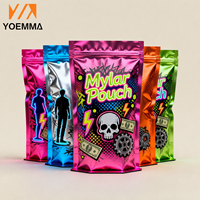 Sachets Doypack de qualité alimentaire avec fermeture éclair, imprimés sur mesure, pour l'emballage de bonbons, chocolats et barres granola