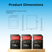 Tarjeta SD Nueva de 2026, 512 GB/256 GB, C10 V30, para Video 4K/8K, Velocidad Máxima de 160 MB/s, Tarjeta de Memoria de Alto Rendimiento para Dispositivos Inteligentes