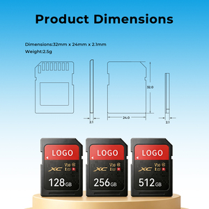 Nouvelle carte <span class=keywords><strong>SD</strong></span> 2026 512 Go 256 Go C10 V30 pour vidéo 4K 8K Vitesse maximale 160 Mo/s Carte mémoire haute performance pour appareil intelligent - Product Image 3