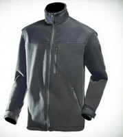 Nouveaux produits – Veste polaire homme à col montant et fermeture éclair intégrale pour l'extérieur, l'escalade et l'hiver, avec renforts personnalisés WH241