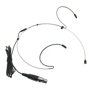 الأسود أو البيج Earset ميكروفون سماعة الرأس مع TA4F XLR البسيطة ل SLX ULX QLX GLX AD4D اللاسلكية حزام الجسم Mic نظام