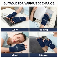 Gants de compression élastiques rafraîchissants Bingfan OEM pour thérapie quotidienne, chaud/froid, soulagement de la douleur, compresses de glace pour femmes 17x11.5cm