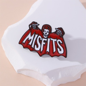 <span class=keywords><strong>Misfits</strong></span>-broche de Bat Fiend, banda Punk de Horror, Rock, para Fans, joyería de Halloween, decoraciones al por mayor - Product Image 4