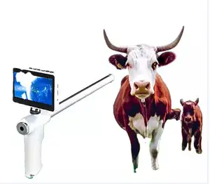 Улучшенный визуальный эндоскоп, пистолет для спермы, устройство для искусственного осеменения, искусственный Цифровой Пистолет для животных, крупного рогатого скота, коровы, козы, овцы