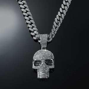 สร้อยคอจี้รูปใบเมเปิ้ลวงกลมชุบทอง/เงิน สไตล์ฮิปฮอป ขายดี สร้อยคอผู้ชายแฟชั่น ปรับแต่งได้ - Product Image 2