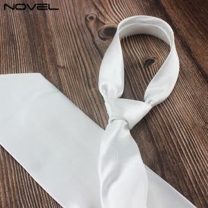 Cravates vierges en polyester blanc pour sublimation, prix de gros, pour enfants, adultes et hommes, impression par transfert thermique - Product Image 6