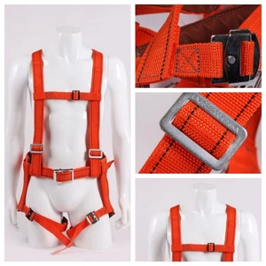 Arnés de Seguridad de Cinco Puntos Rojo para Trabajos en Altura, Protección Aérea, Escalada y Anticaídas - Product Image 3