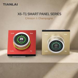 Thermostat Tuya Zigbee Tianlai TL-X6-T1, interrupteur mural, contrôle double mode climatisation et chauffage au sol, boîtier 86 pour maison intelligente - Product Image 4