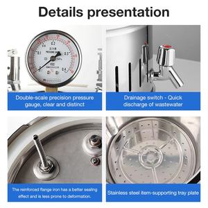 Per laboratorio sterilizzatore a vapore 18L/24L attrezzature di sterilizzazione portatile prezzo - Product Image 6