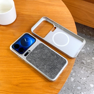 เคสโทรศัพท์หนังยีนส์แบบแม่เหล็กแฟชั่นสำหรับ Xiaomi 17 PRO MAX 15 17เคสหลังแบบชาร์จไร้สายเป็นพิเศษ - Product Image 6