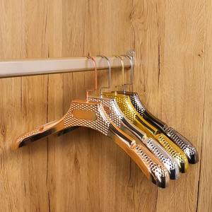 Antislip Naadloos Kledingpak Trouwjurk Gouden Plastic Hanger - Product Image 4