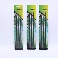 Lime à chaîne de scie 4.0mm 4.8mm 5.5mm Kit d'affûtage de tronçonneuse personnalisable avec lime ronde prise en charge OEM