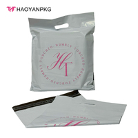 Bolsas de Envío de Plástico con Asa Troquelada y Logotipo Personalizado, Resistentes al Agua y a Desgarros, para Envío de Extensiones de Cabello, Logística y Mensajería