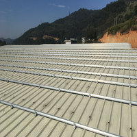 Système de support d'installation de panneaux solaires en acier inoxydable 304 et aluminium anodisé pour montage sur toit de maison, garantie 12 ans